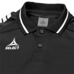 SELECT Monaco Technical Polo 35 SELECT Monaco Technical Polo -Pro Sport Verkauf 11384662 630069 black white Technical Polo Monaco v24 extra closeup