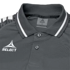 SELECT Monaco Technical Polo 31 SELECT Monaco Technical Polo -Pro Sport Verkauf 11384667 630069 grey white Technical Polo Monaco v24 extra closeup