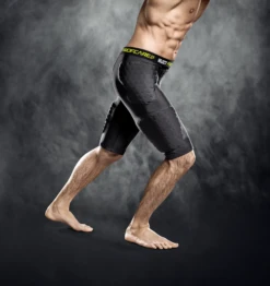 Select Kompressionshose Mit Polster - Schwarz