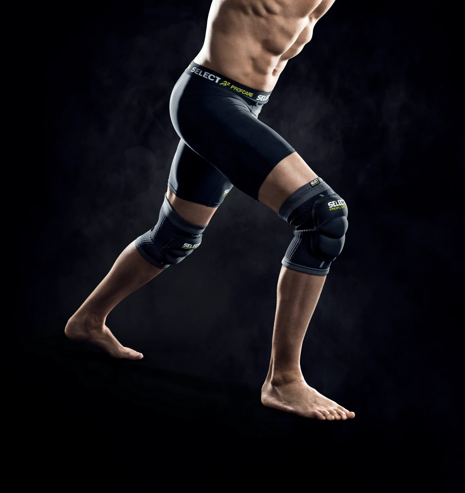 Select Kniebandage Mit Polster 2.0 - Schwarz 1 Select Kniebandage Mit Polster 2.0 - Schwarz