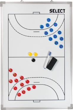 Select Sport Taktiktafel Aluminium Handball - Weiß