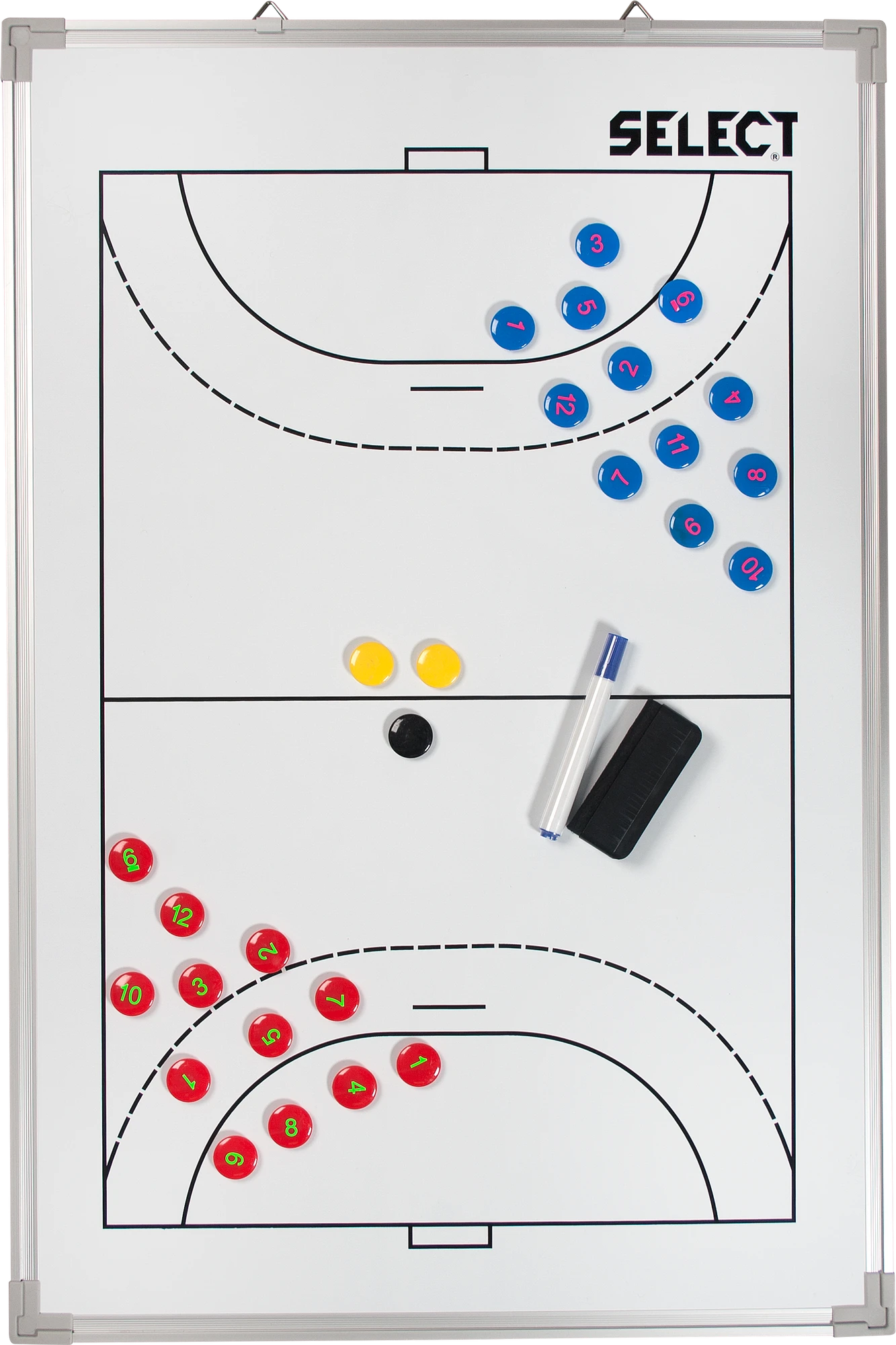 Select Sport Taktiktafel Aluminium Handball - Weiß 1 Select Sport Taktiktafel Aluminium Handball - Weiß